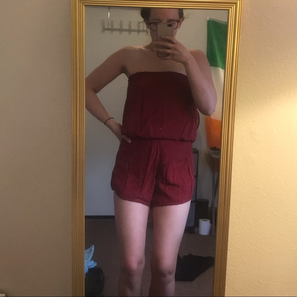 Brandy Melville Burgundy Set